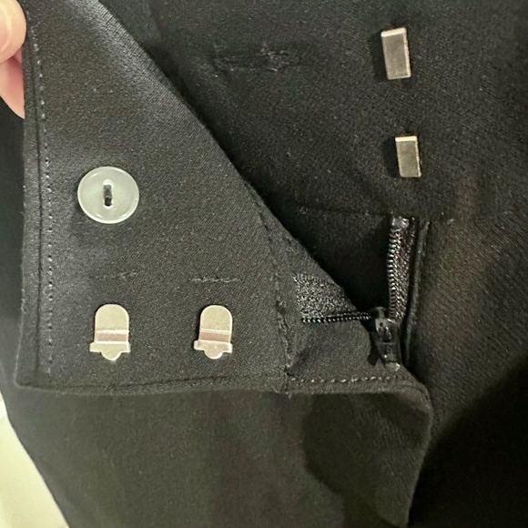 H&M Women's Black Dress Pants Ankle/Crop High Waist Size US 6 LIKE NEW - Picture 6 of 8